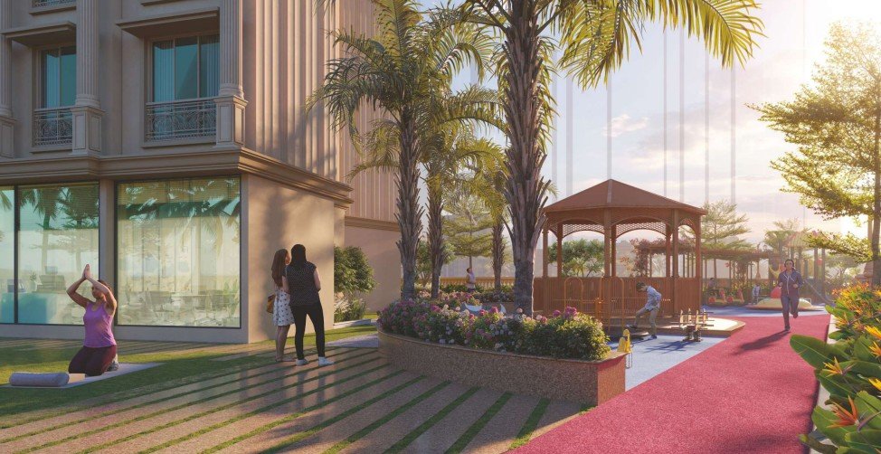 Modern fitness center and gym at premium residential project – RAJ LEGACY SATYAM MIRA ROAD EAST . NEAR SAI KARISHMA COMPLEX . KANAKIA . RAJ REALTORS RAJ LEGACY 1 . SATYAM A . SATYAM B . MIRA ROAD EAST