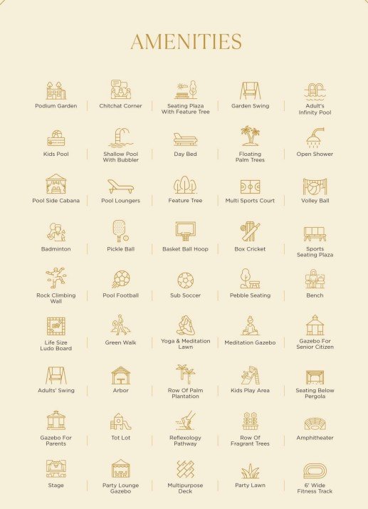 Premium amenities at Raj Legacy Satyam residential towers – RAJ LEGACY SATYAM MIRA ROAD EAST . NEAR SAI KARISHMA COMPLEX . KANAKIA . RAJ REALTORS RAJ LEGACY 1 . SATYAM A . SATYAM B . MIRA ROAD EAST